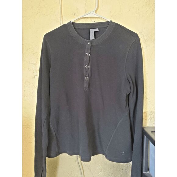 EUC Size XXL Sweaty Betty Long Sleeve Henley - Picture 2 of 3